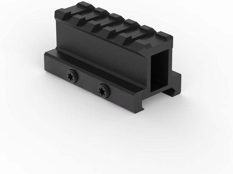 Monstrum Lockdown V3 Picatinny Riser Mount with Recoil Stop Base | 2.5 inch Length - Image 1